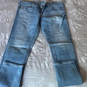 Ag Adriano Goldschmied Light Blue super skinny women’s ankle Jeans